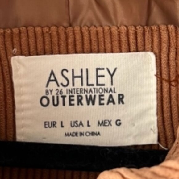 brown corduroy puffer jacket - Picture 3 of 6